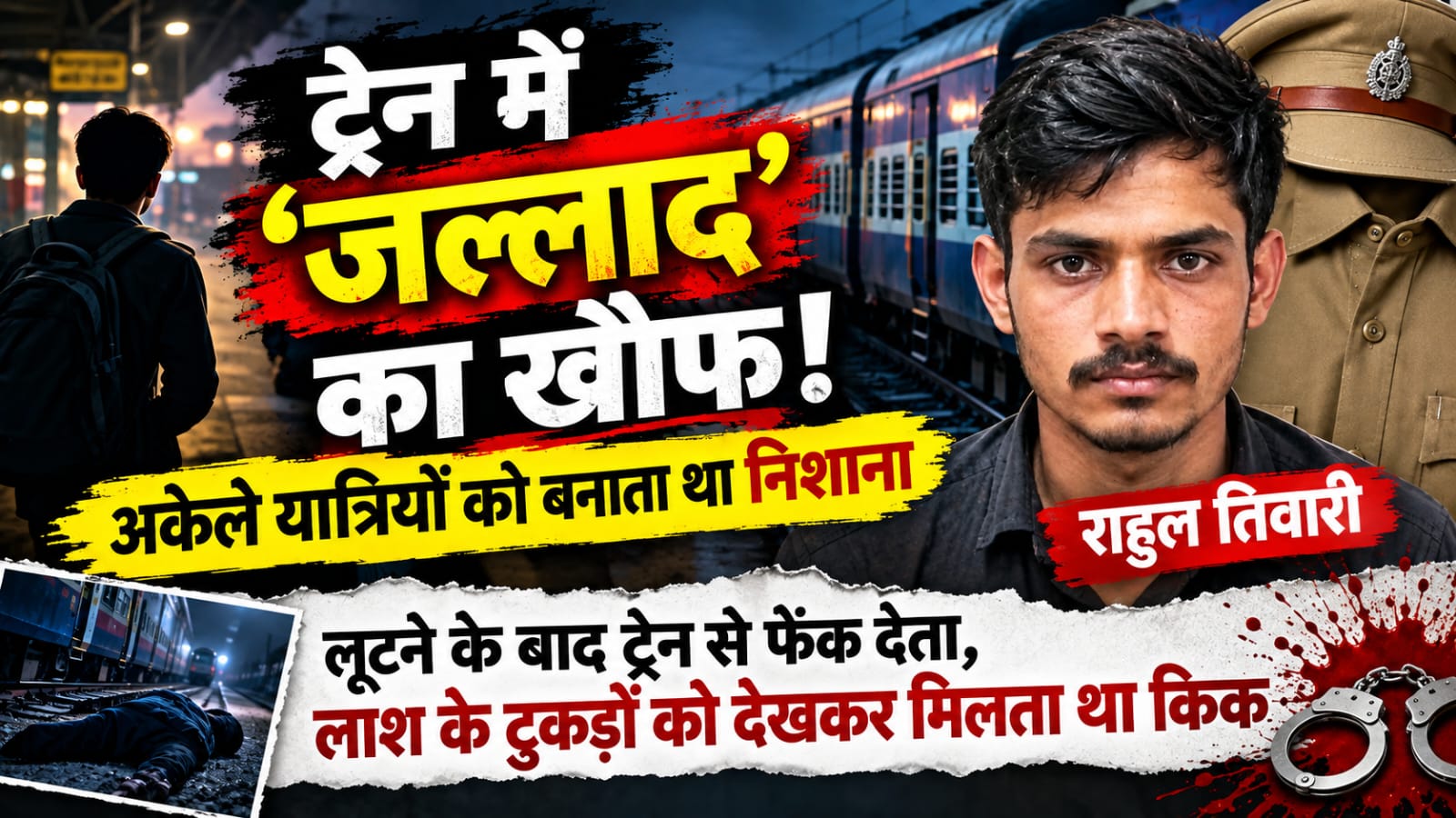 ट्रेन में ‘जल्लाद’ का खौफ! अकेले यात्रियों को बनाता था निशाना