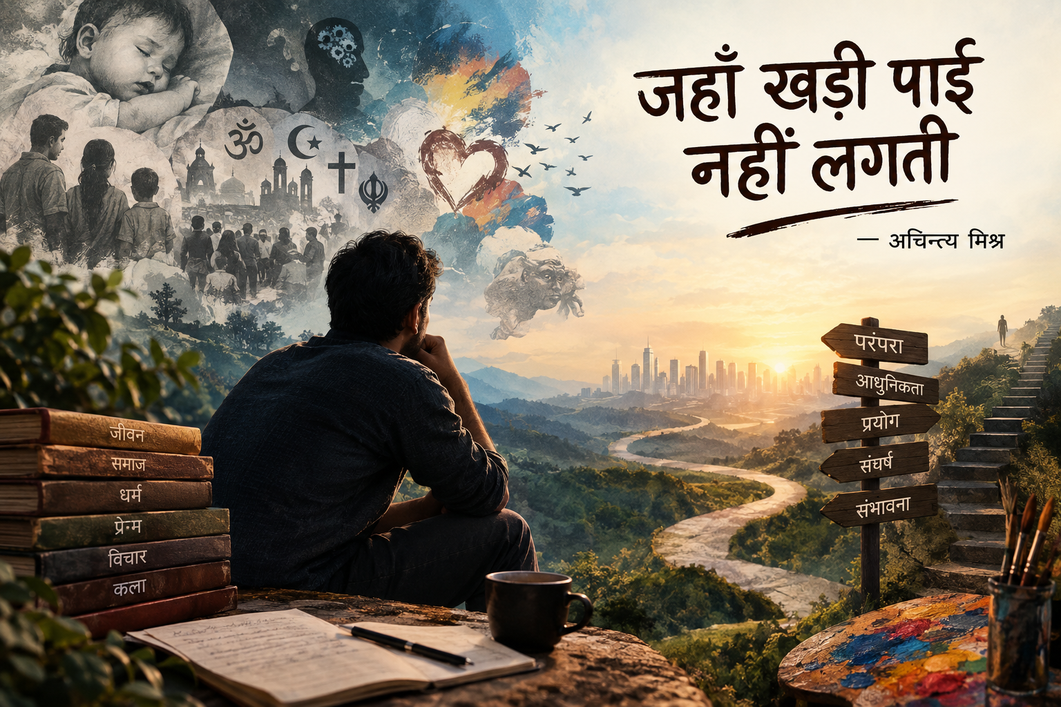 जहाँ खड़ी पाई नहीं लगती...