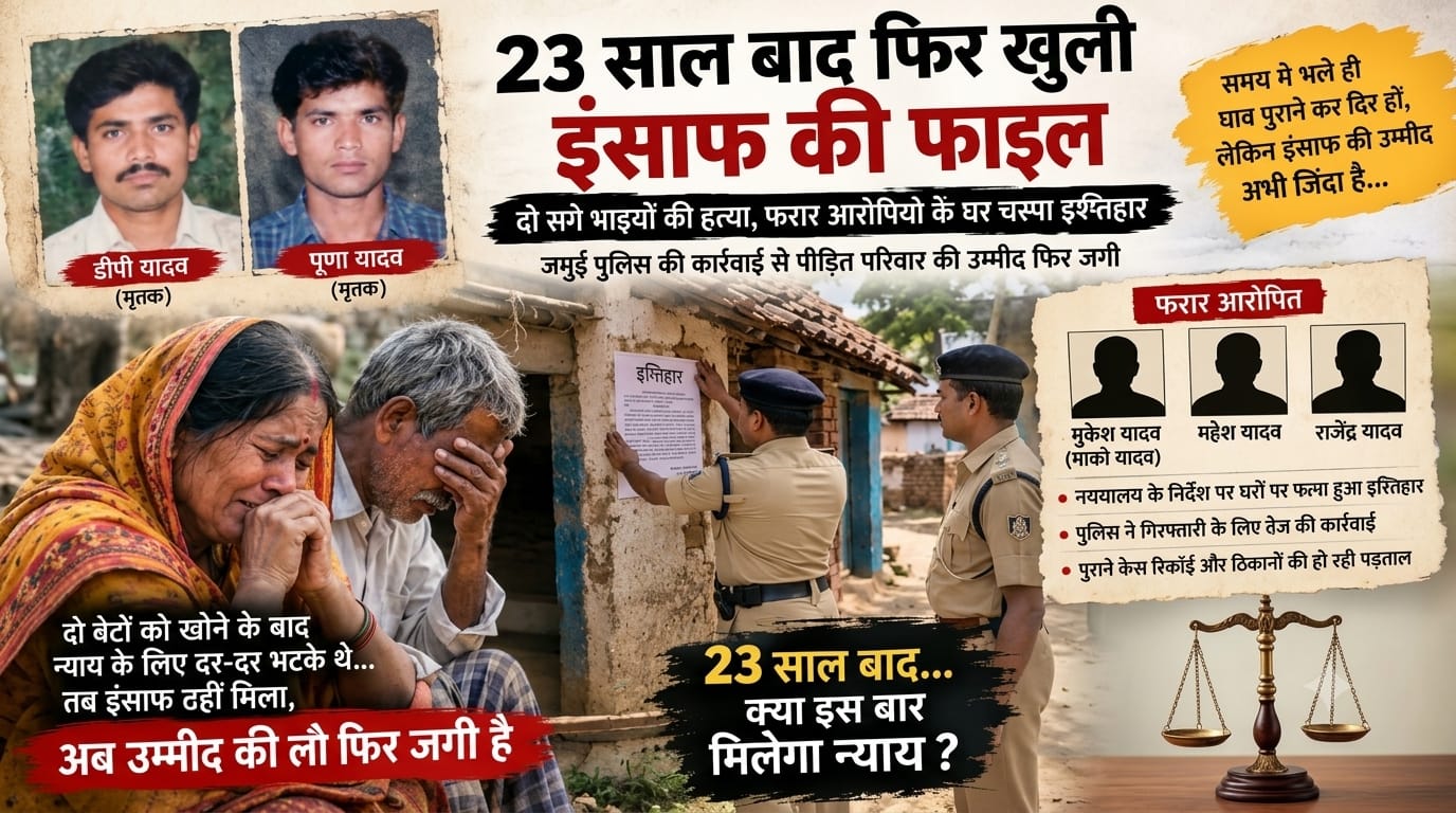 23 साल बाद फिर खुली इंसाफ की फाइल, बेटों को खो चुके परिवार की उम्मीद फिर जगी